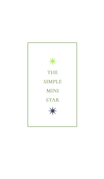 [LINE着せ替え] ザ シンプル ミニ スター 21の画像1