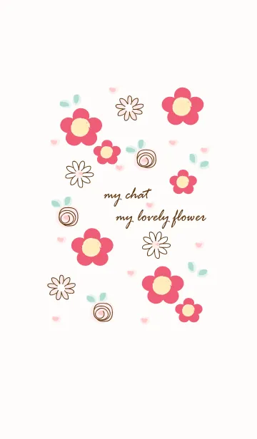 [LINE着せ替え] My chat my lovely flowerの画像1