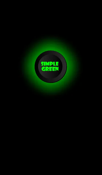[LINE着せ替え] Green Button In Black V.2 (jp)の画像1