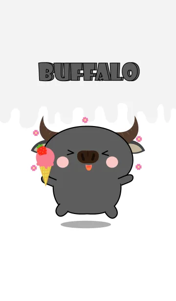 [LINE着せ替え] Kawaii Buffalo Theme (jp)の画像1