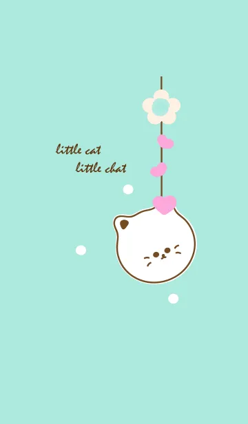[LINE着せ替え] little cat with little heart 26の画像1