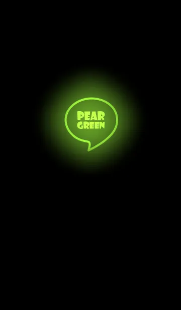 [LINE着せ替え] Pear Green Neon Theme Vr.4 (jp)の画像1