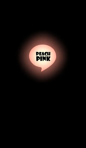 [LINE着せ替え] Peach Pink In Black Vr.4 (jp)の画像1