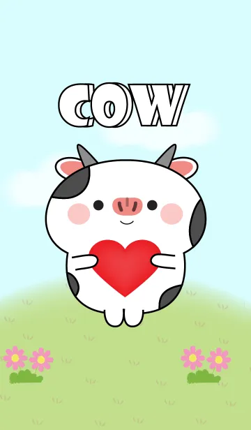 [LINE着せ替え] My Cute Cow Theme (jp)の画像1