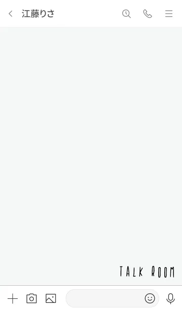 [LINE着せ替え] グレー : シンプル可愛い文字の画像3