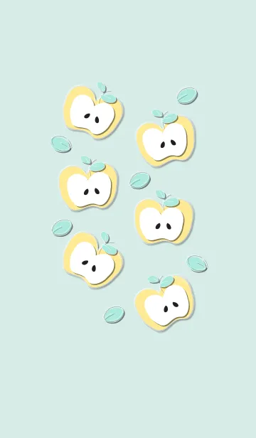 [LINE着せ替え] Yummy apples theme 62 :)の画像1