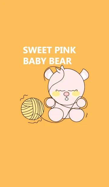 [LINE着せ替え] Sweet pink baby bear 50の画像1