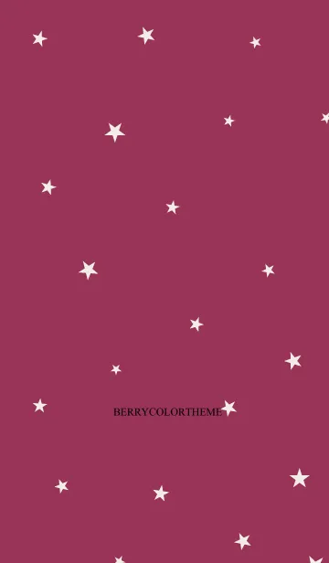 [LINE着せ替え] ベリーカラーと星。の画像1