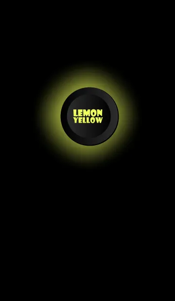 [LINE着せ替え] Lemon Yellow Button In Black V.2 (jp)の画像1