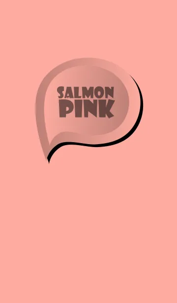 [LINE着せ替え] Salmon Pink Button (jp)の画像1