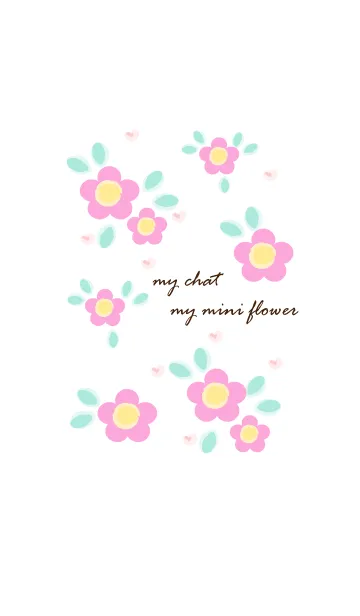 [LINE着せ替え] My chat my mini flower 11の画像1