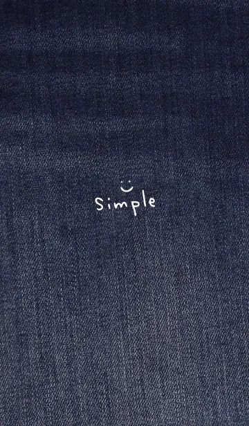 [LINE着せ替え] デニム-ホワイト3-の画像1