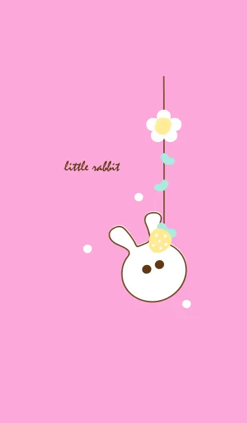 [LINE着せ替え] little rabbit with little strawberry 38の画像1