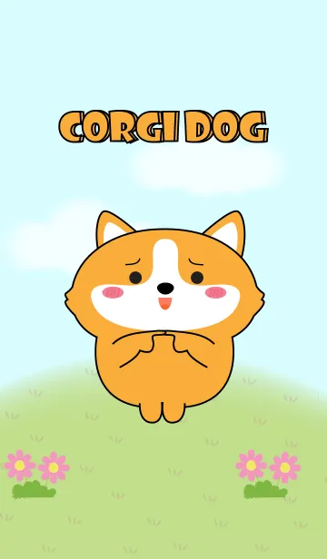 My Cute Corgi Dog Theme (jp)の着せ替えメイン画像