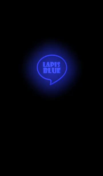 [LINE着せ替え] Lapis Blue Neon Theme Vr.4 (jp)の画像1