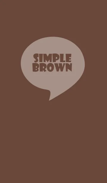 [LINE着せ替え] Simple Brown Vr.4(jp)の画像1