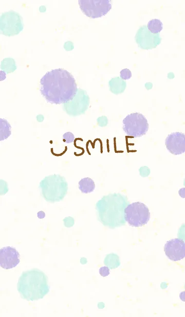 [LINE着せ替え] Smile 水彩丸27の画像1
