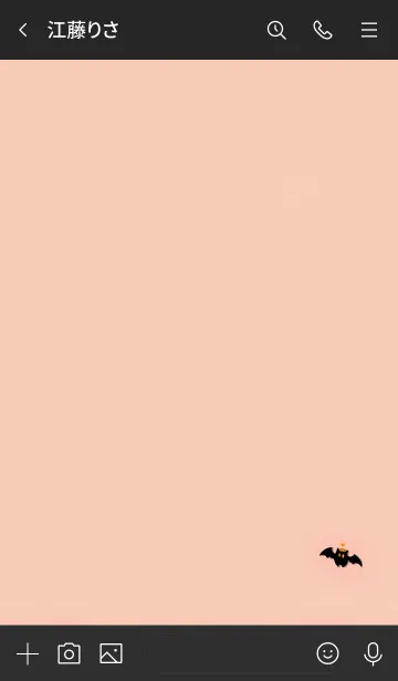 [LINE着せ替え] Halloween bat 1001の画像3