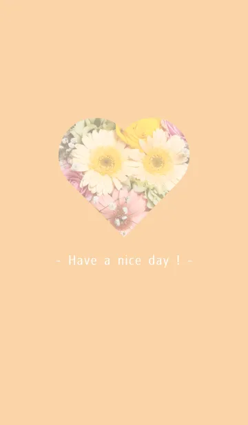 [LINE着せ替え] Flowers and hearts 37の画像1