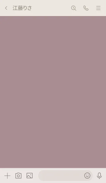 [LINE着せ替え] 韓国語シンプル アイコン(smokey pink)の画像3