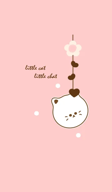 [LINE着せ替え] little cat with little heart 27の画像1