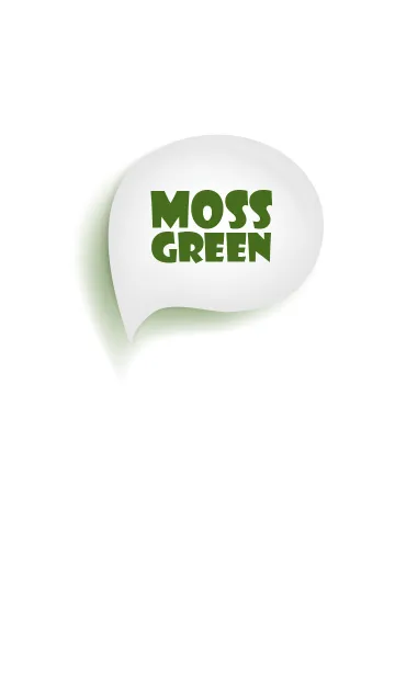 [LINE着せ替え] Moss Green & White Vr.1 (jp)の画像1