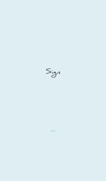 青 : シンプル文字の着せ替えメイン画像