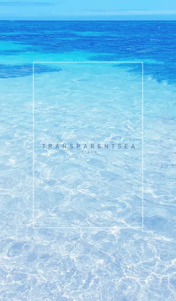 [LINE着せ替え] TRANSPARENT SEA -MEKYM- 22の画像1