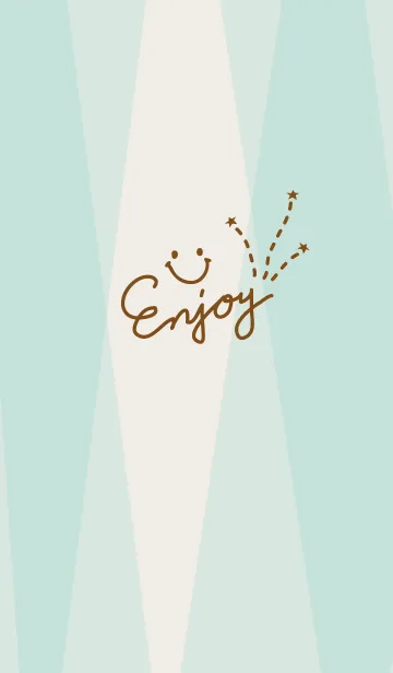 [LINE着せ替え] 色面構成 緑 スマイル21の画像1