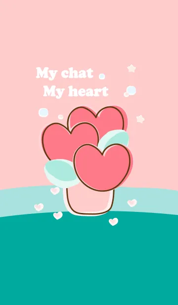 [LINE着せ替え] My chat my heart flower 12の画像1