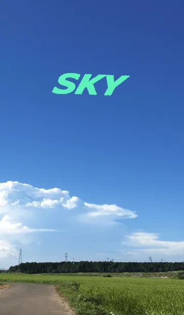 [LINE着せ替え] 空6 夏の雲の画像1