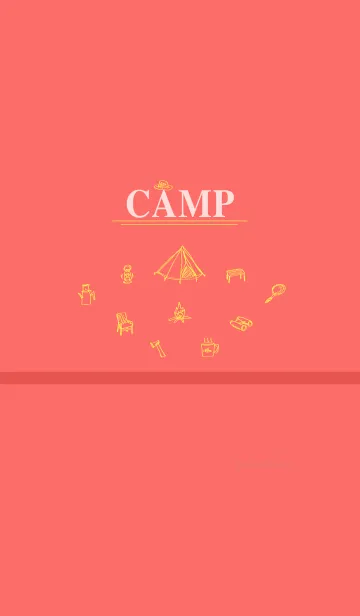 [LINE着せ替え] CAMP poppy redの画像1