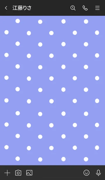 [LINE着せ替え] シンプル ドット 009の画像3