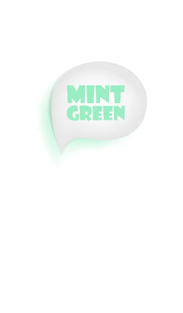 [LINE着せ替え] Mint Green & White Vr.1 (jp)の画像1