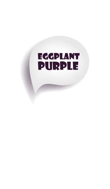 [LINE着せ替え] Eggplant Purple & White Vr.1 (jp)の画像1