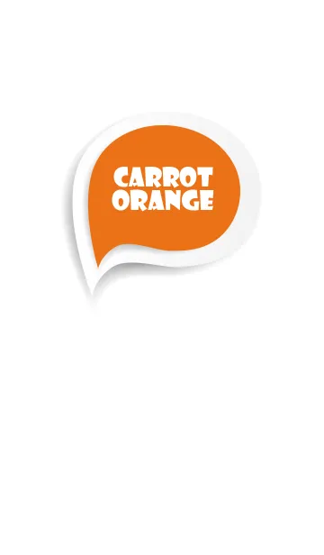 [LINE着せ替え] Carrot Orange Button In White V.2 (jp)の画像1