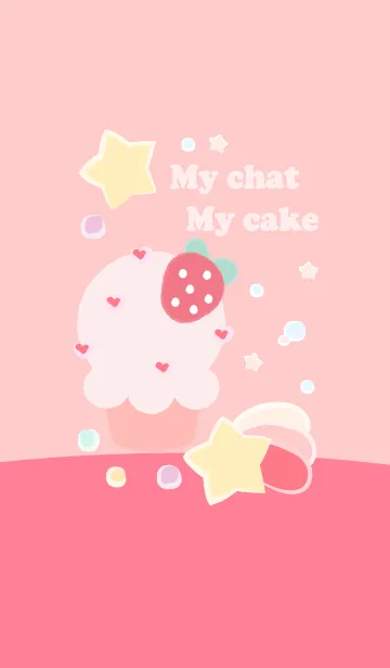 [LINE着せ替え] My chat my cake 12の画像1