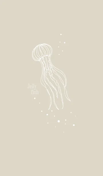 [LINE着せ替え] simple jelly fish line artの画像1