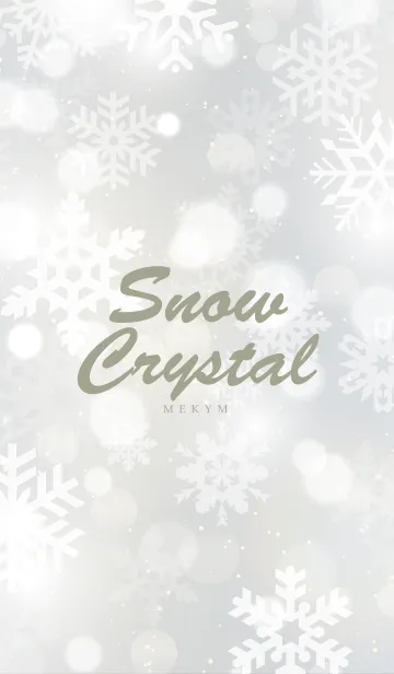 [LINE着せ替え] -Snow Crystal- MEKYM 4の画像1