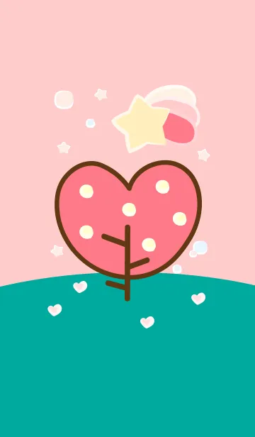 [LINE着せ替え] Lovely heart tree 80の画像1