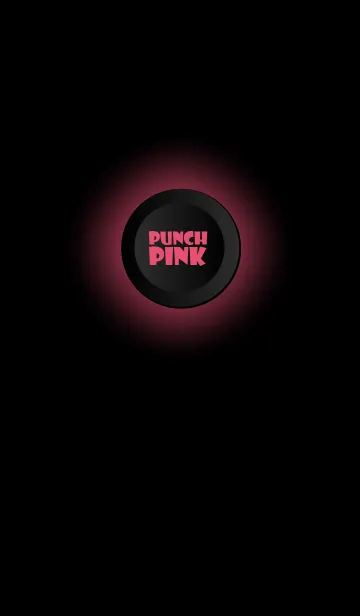 [LINE着せ替え] Punch Pink Button In Black V.2 (jp)の画像1