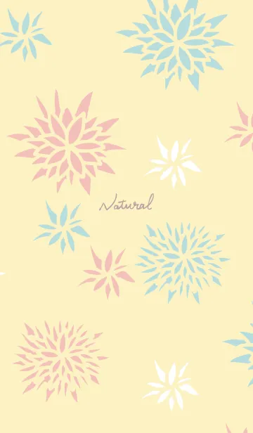 手書き花 黄色3の着せ替えメイン画像