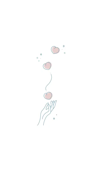 [LINE着せ替え] Pêche シンプル可愛い♡ ピンクの桃の画像1