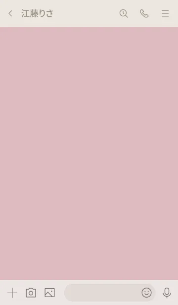 [LINE着せ替え] オーソドックス・くすみピンクの画像3