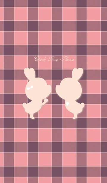 [LINE着せ替え] Check Love Theme 13.の画像1