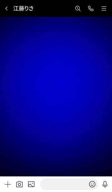 [LINE着せ替え] Blue In Black Vr.5 (jp)の画像3