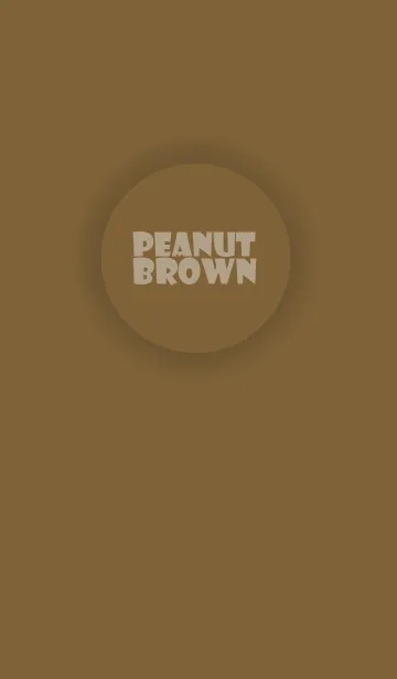 [LINE着せ替え] Love Peanut Brown Button V.2 (jp)の画像1