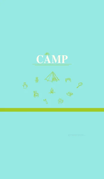 [LINE着せ替え] CAMP meadow greenの画像1