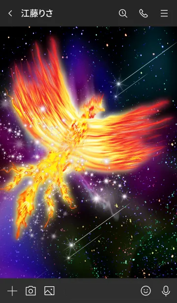 [LINE着せ替え] 運気最強鳳凰〜Space good luck phoenix〜の画像3