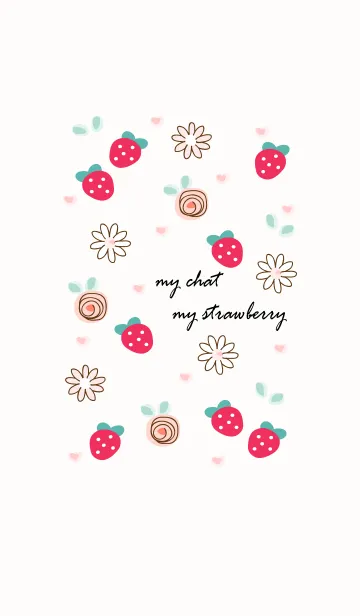 [LINE着せ替え] My chat my strawberry 13の画像1